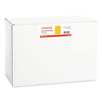 Universal® Self-stick Open-end Catalog Envelope, #13 1-2, Square Flap, Self-adhesive Closure, 10 X 13, Brown Kraft, 250-box freeshipping - TVN Wholesale